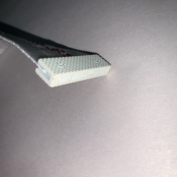 OFF-WHITE one size Safety White Nylon Web BELT - Picture 7 of 11